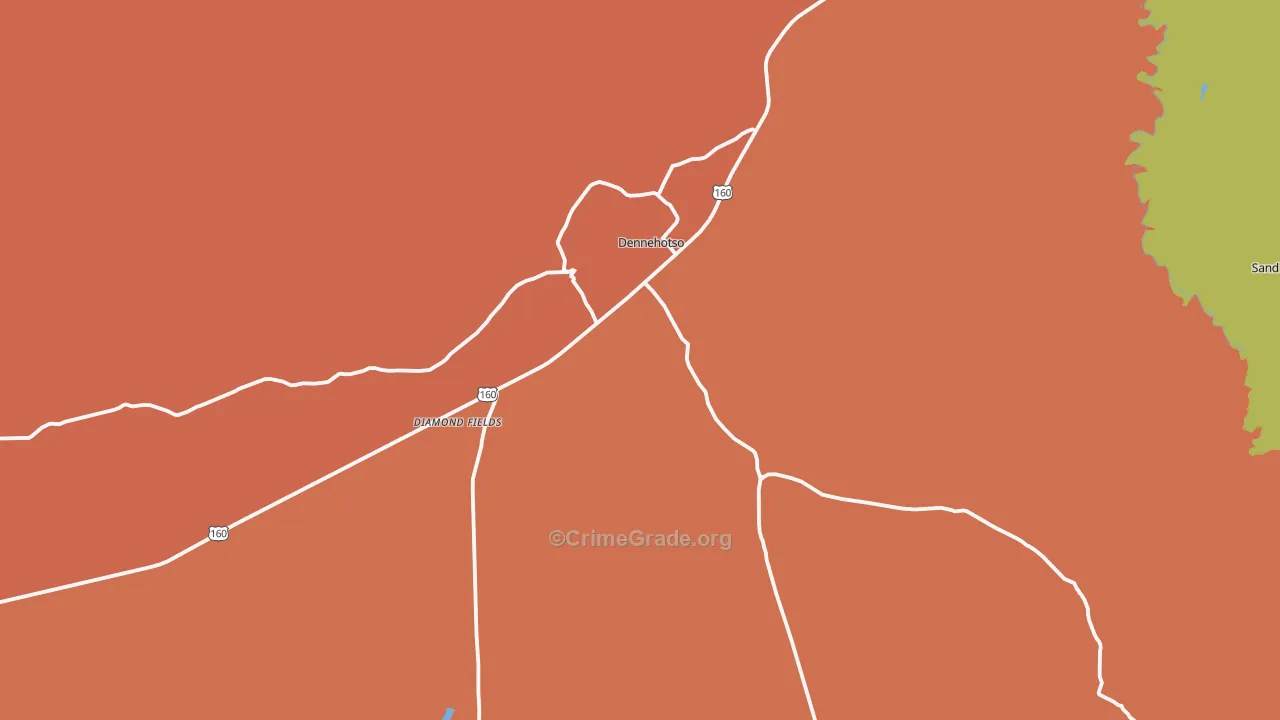 86535, AZ Map of Drug-Related Crime Rates