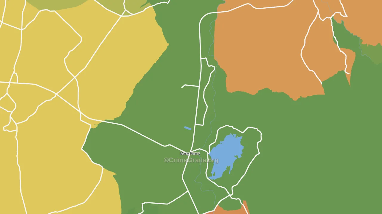 86538, AZ Map of Drug-Related Crime Rates