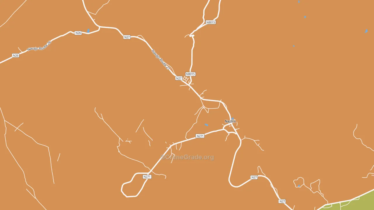 86540, AZ Map of Drug-Related Crime Rates