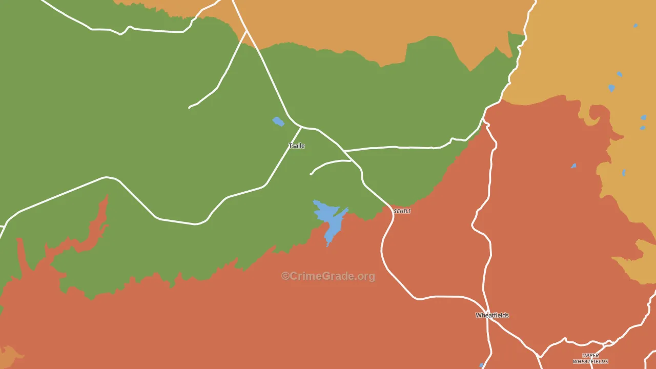 86556, AZ Map of Drug-Related Crime Rates