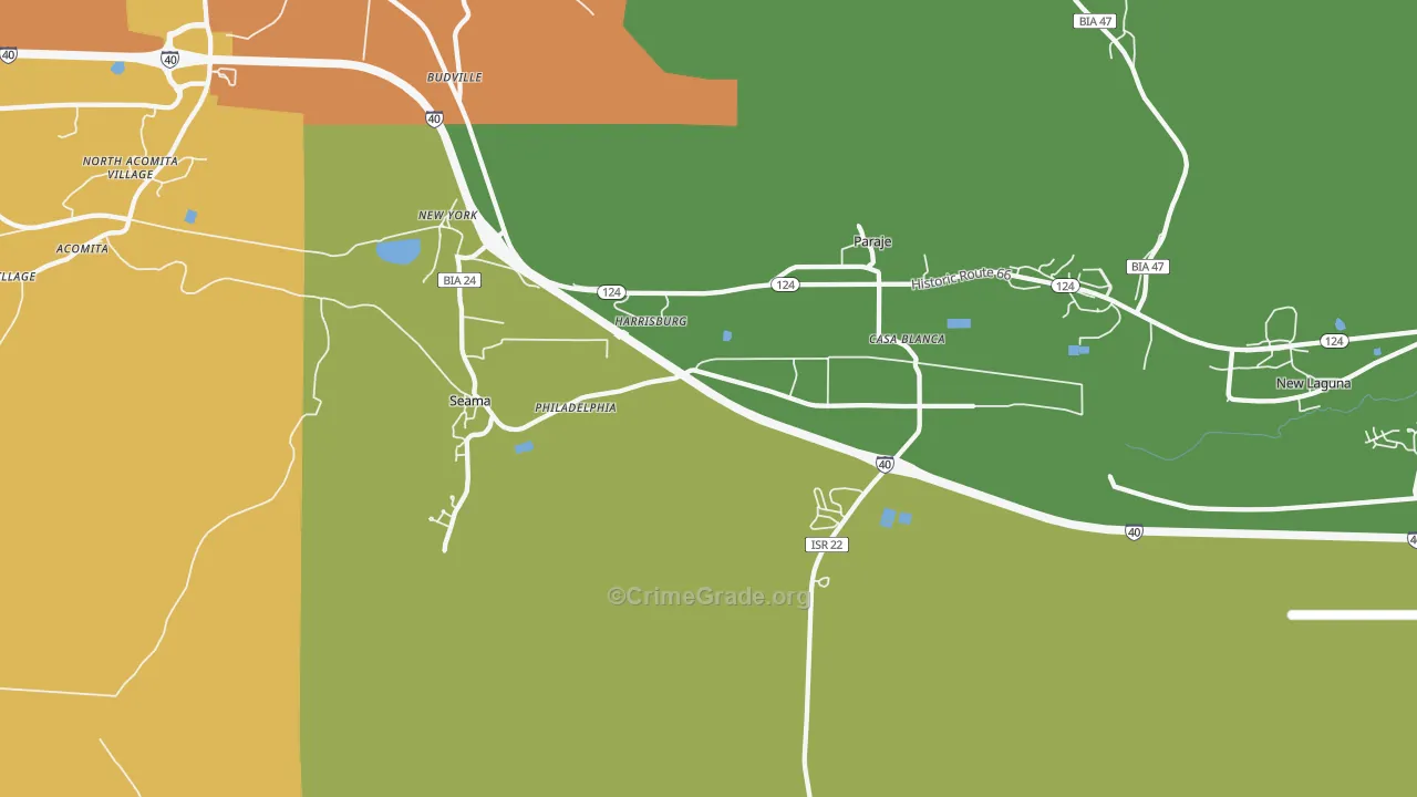 87007, NM Map of Drug-Related Crime Rates
