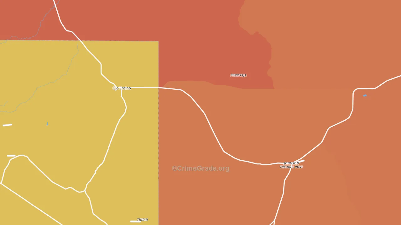 87013, NM Map of Drug-Related Crime Rates