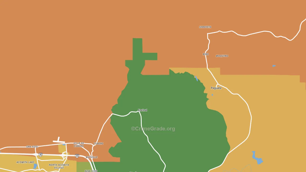87014, NM Map of Drug-Related Crime Rates