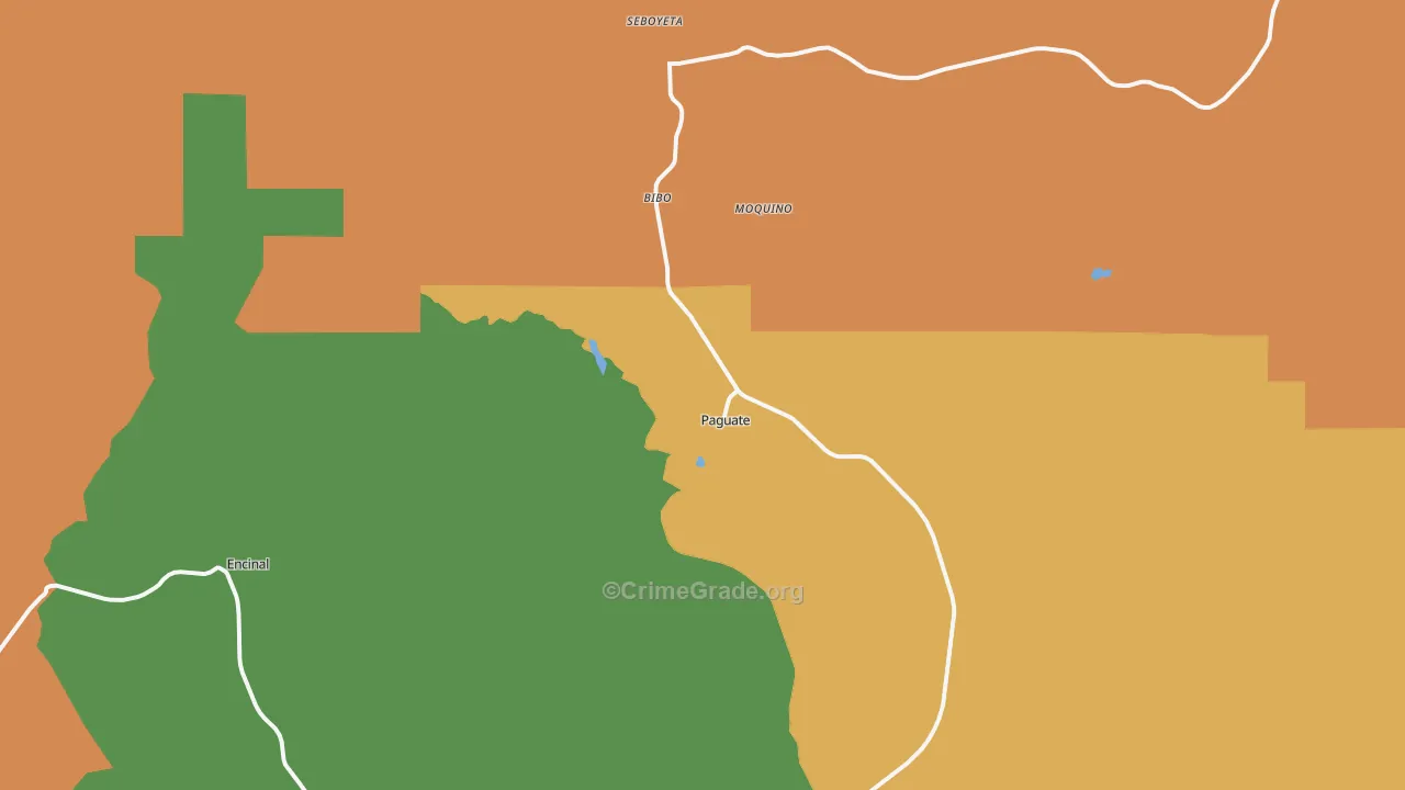 87040, NM Map of Drug-Related Crime Rates