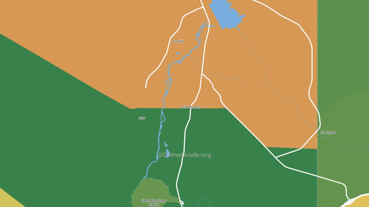 87041, NM Map of Drug-Related Crime Rates
