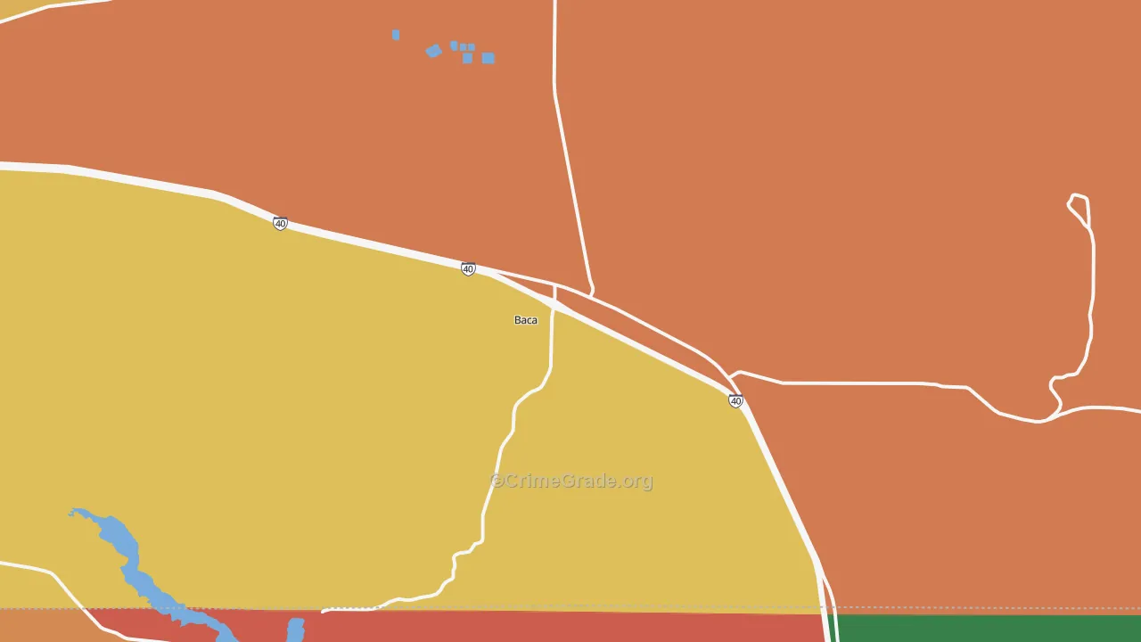 87045, NM Map of Drug-Related Crime Rates