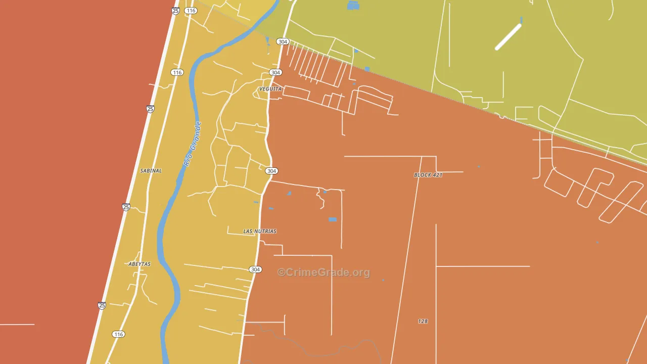 87062, NM Map of Drug-Related Crime Rates