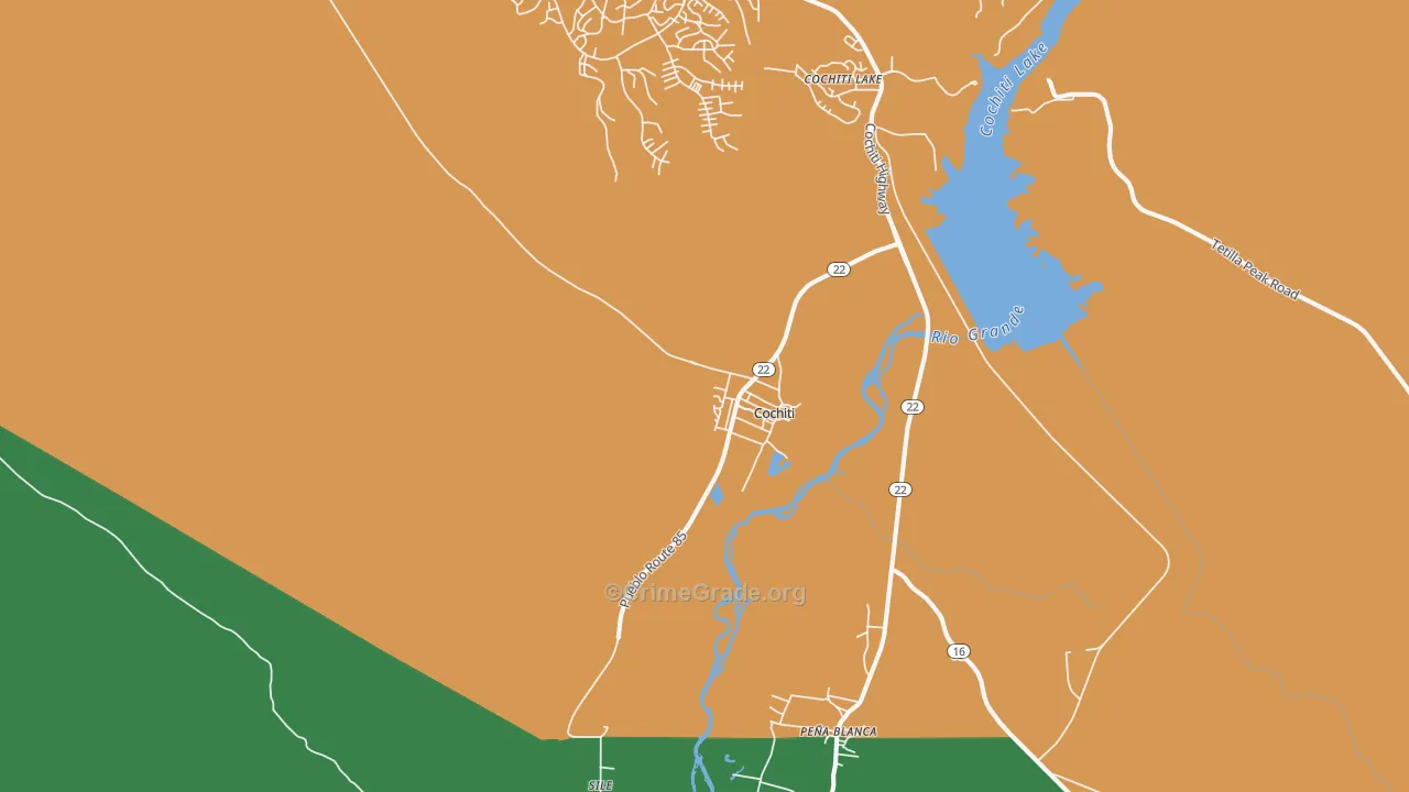 87072, NM Map of Drug-Related Crime Rates