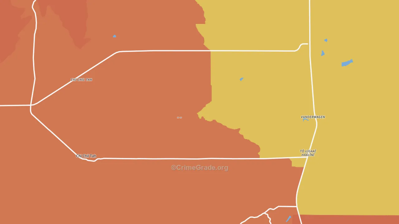 87326, NM Map of Drug-Related Crime Rates
