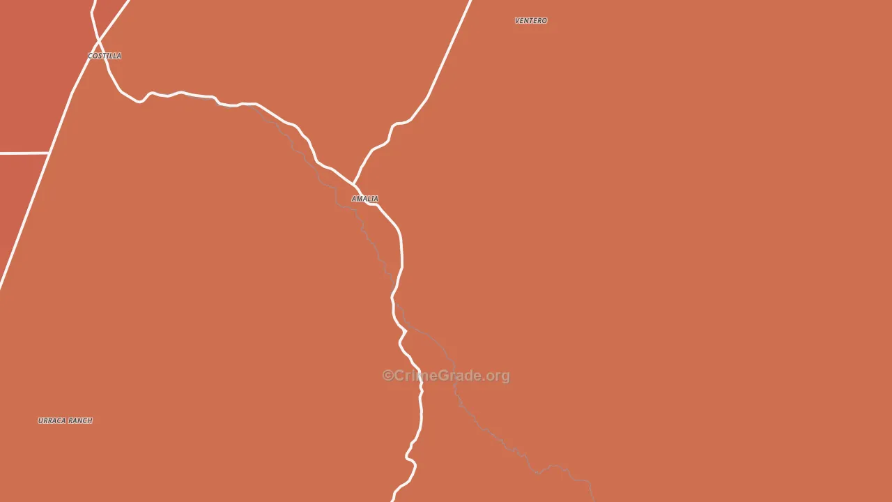 87512, NM Map of Drug-Related Crime Rates
