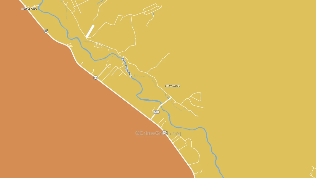 87548, NM Map of Drug-Related Crime Rates