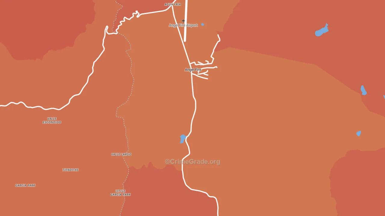 87710, NM Map of Drug-Related Crime Rates