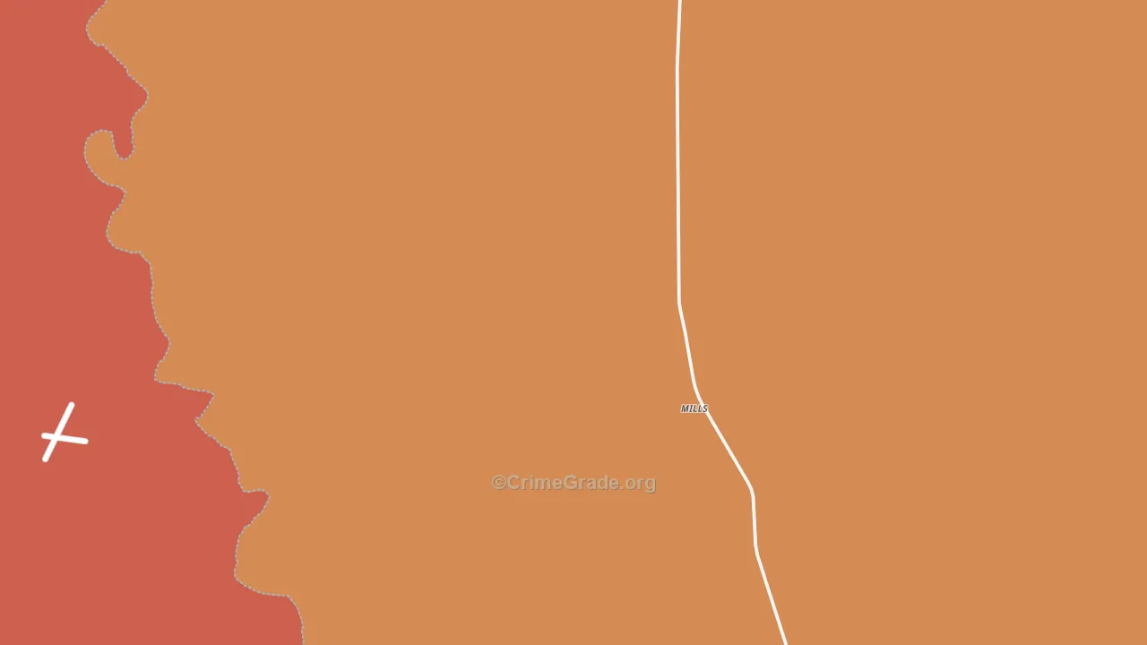 87730, NM Map of Drug-Related Crime Rates