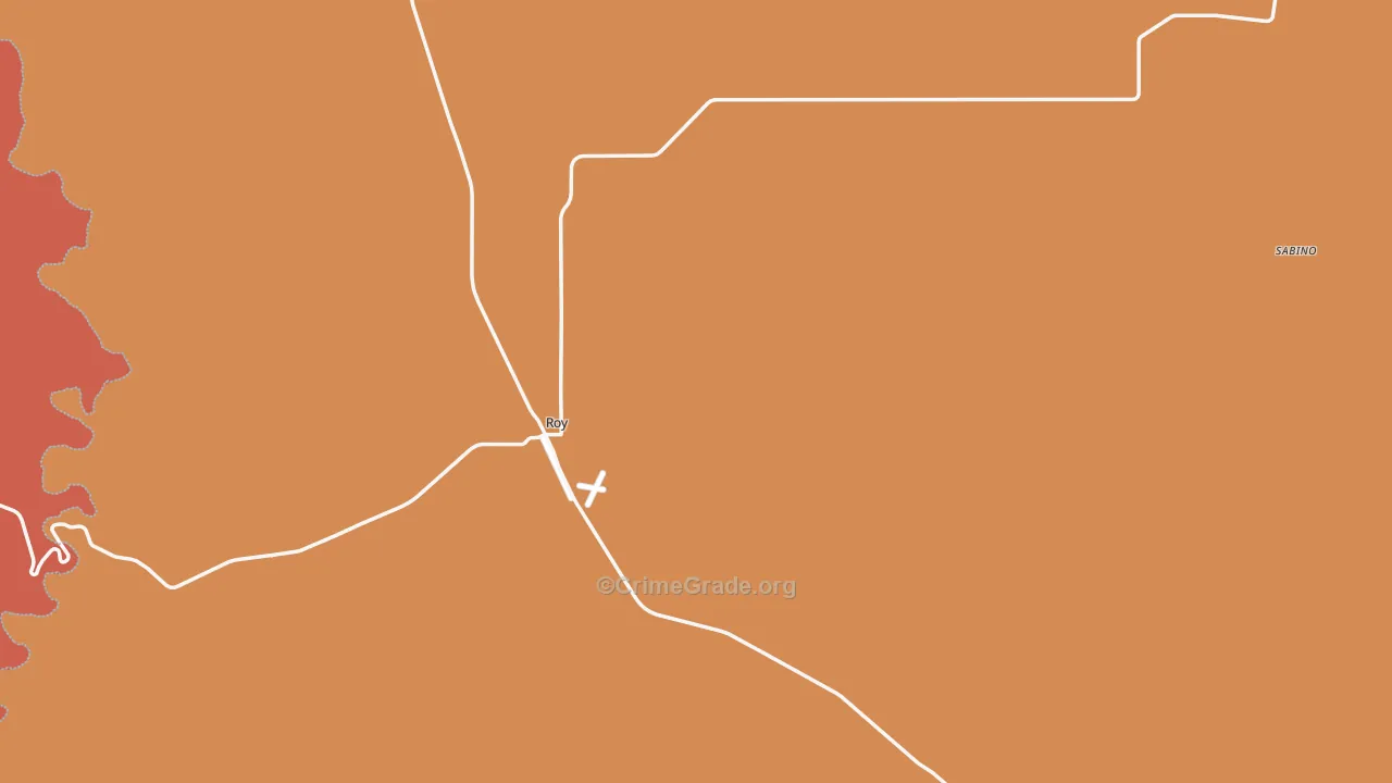 87743, NM Map of Drug-Related Crime Rates
