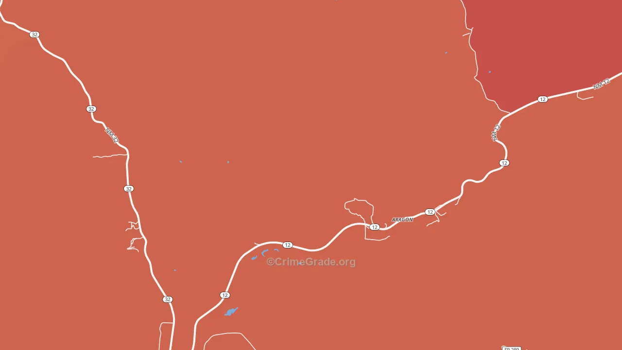 87820, NM Map of Drug-Related Crime Rates