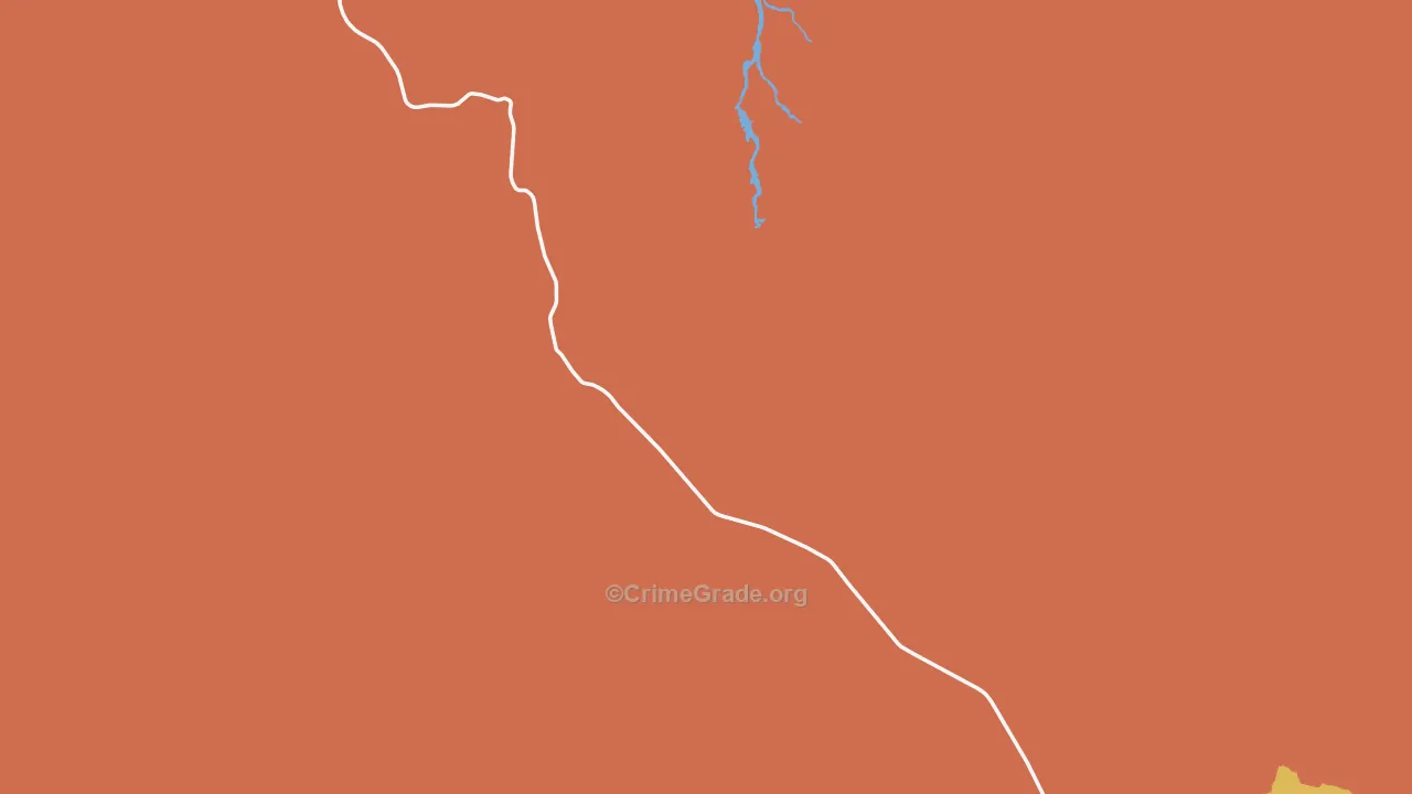 87825, NM Map of Drug-Related Crime Rates