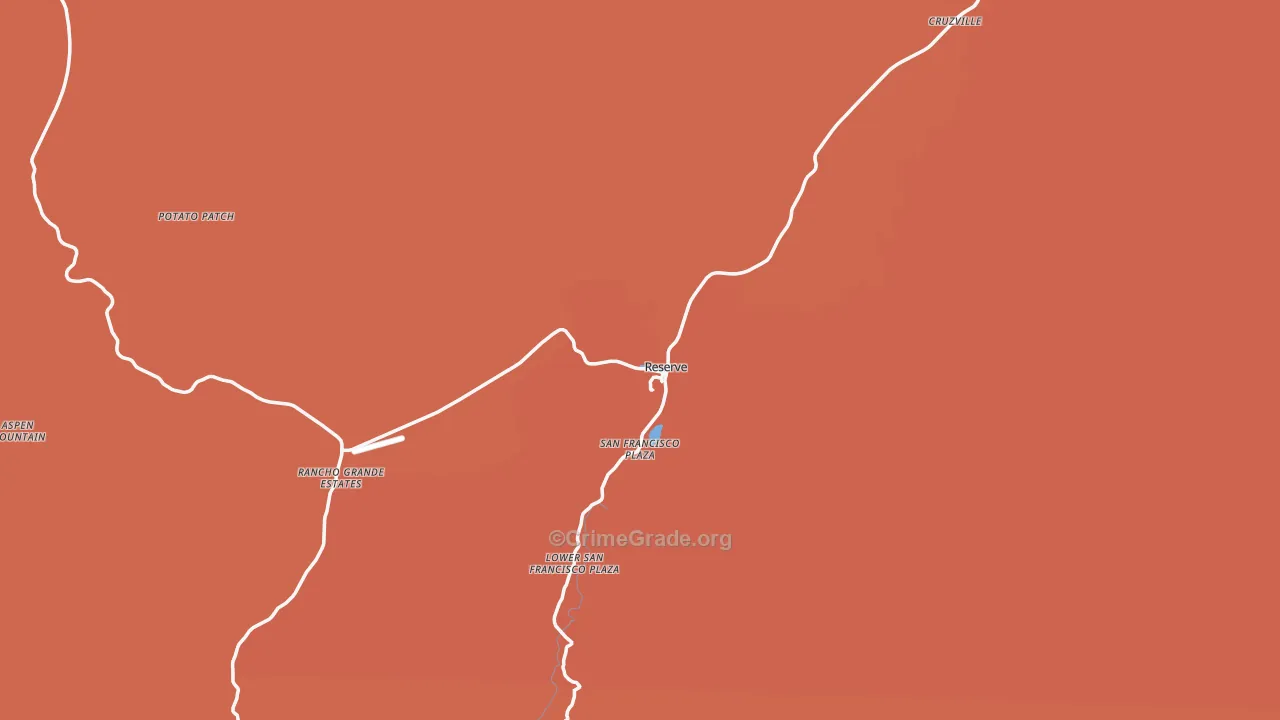 87830, NM Map of Drug-Related Crime Rates