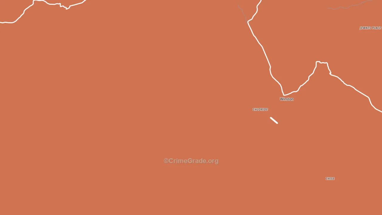87943, NM Map of Drug-Related Crime Rates