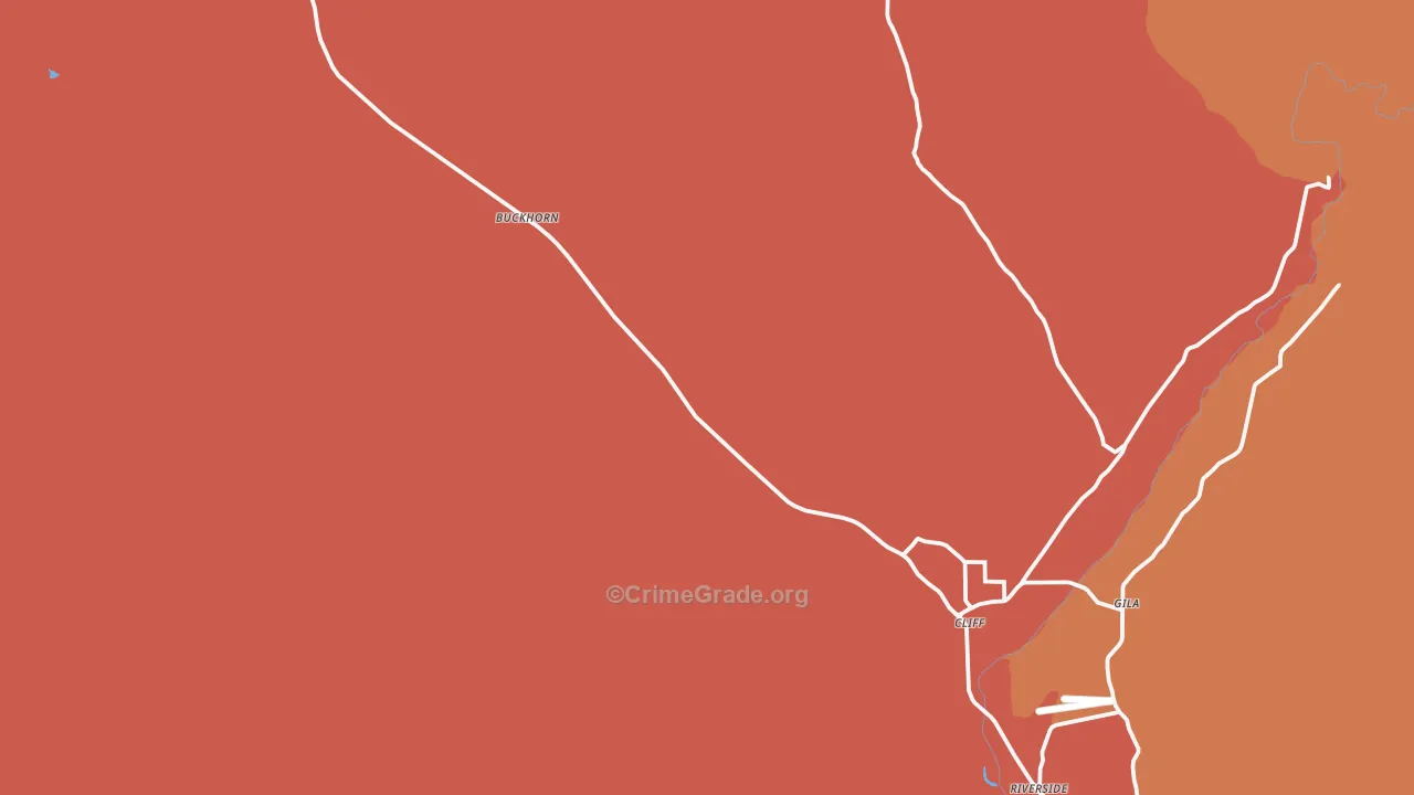 88025, NM Map of Drug-Related Crime Rates