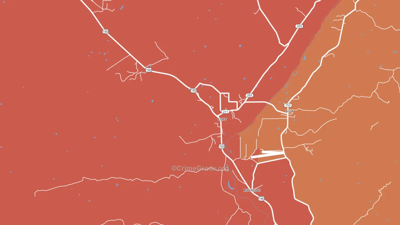 88028, NM Map of Drug-Related Crime Rates