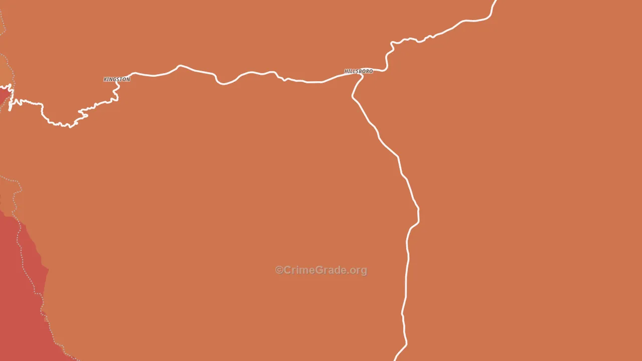 88042, NM Map of Drug-Related Crime Rates