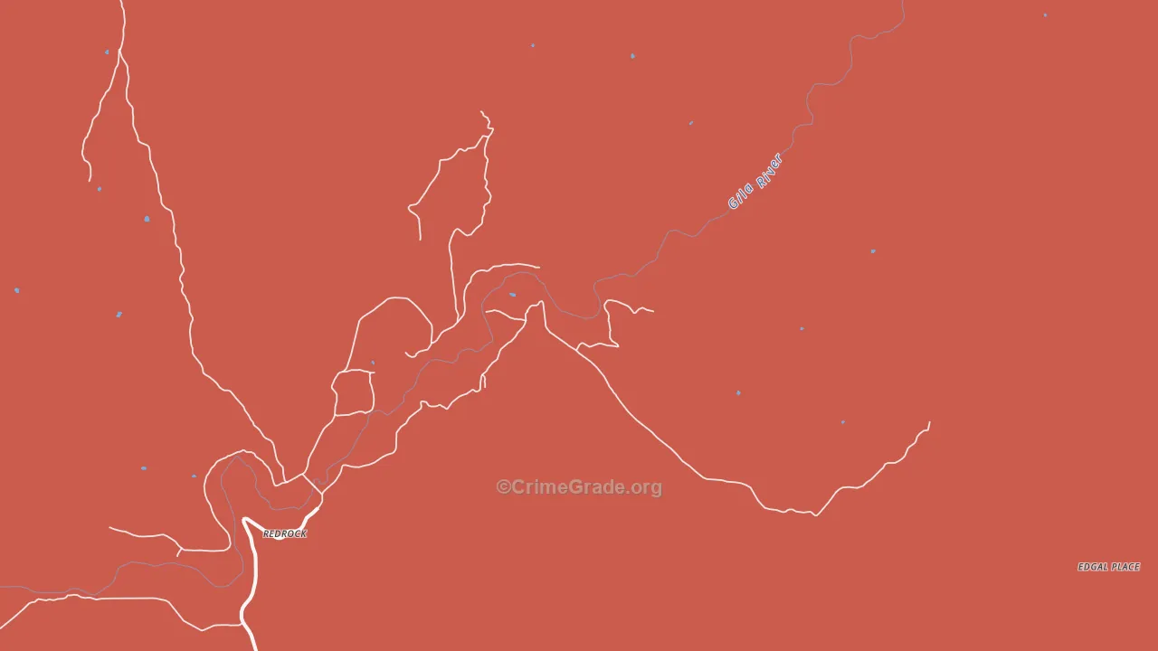 88055, NM Map of Drug-Related Crime Rates