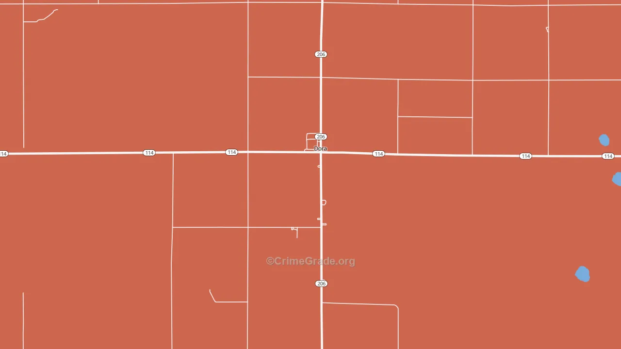 88115, NM Map of Drug-Related Crime Rates