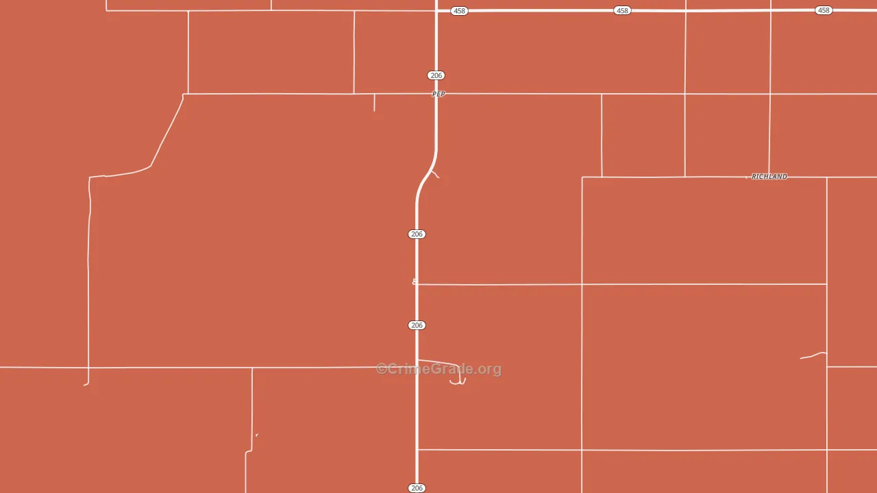 88126, NM Map of Drug-Related Crime Rates