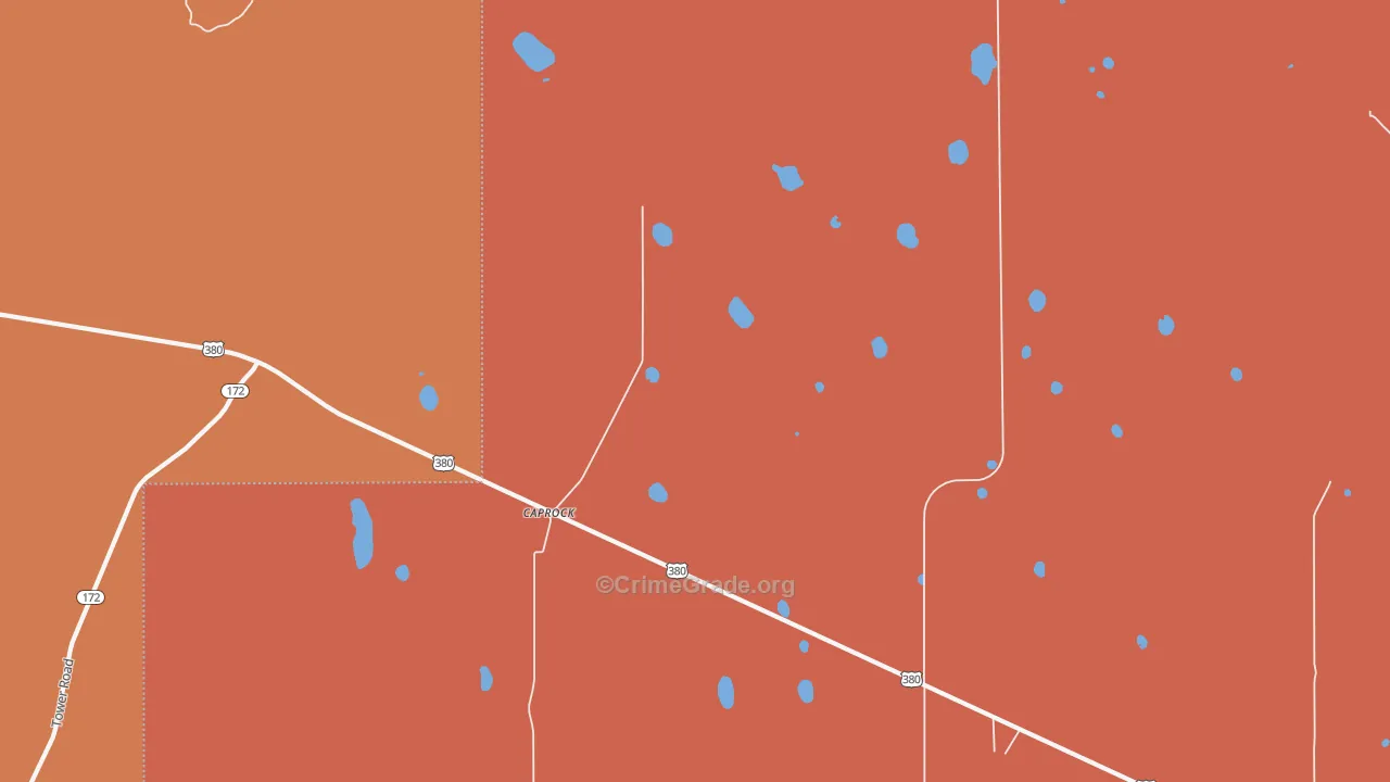 88213, NM Map of Drug-Related Crime Rates
