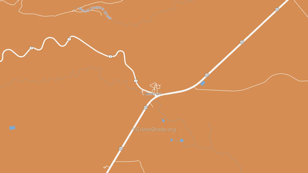 88268, NM Map of Drug-Related Crime Rates