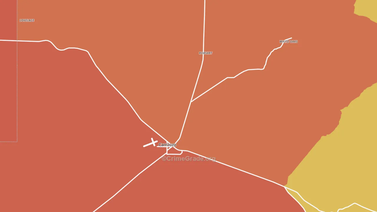 88301, NM Map of Drug-Related Crime Rates