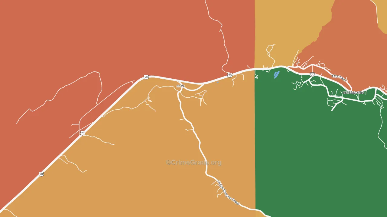 88314, NM Map of Drug-Related Crime Rates