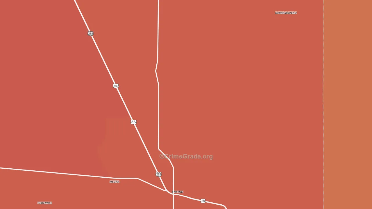 88321, NM Map of Drug-Related Crime Rates