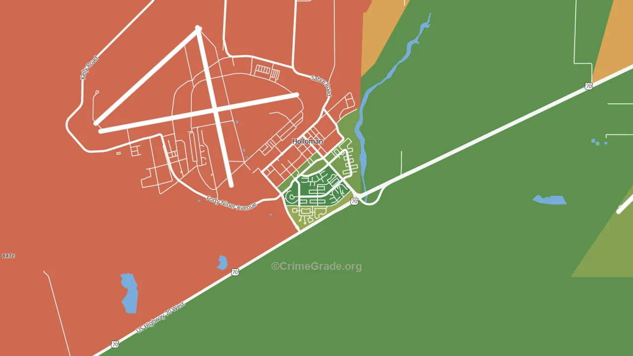 88330, NM Map of Drug-Related Crime Rates