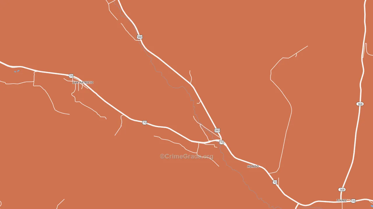 88336, NM Map of Drug-Related Crime Rates