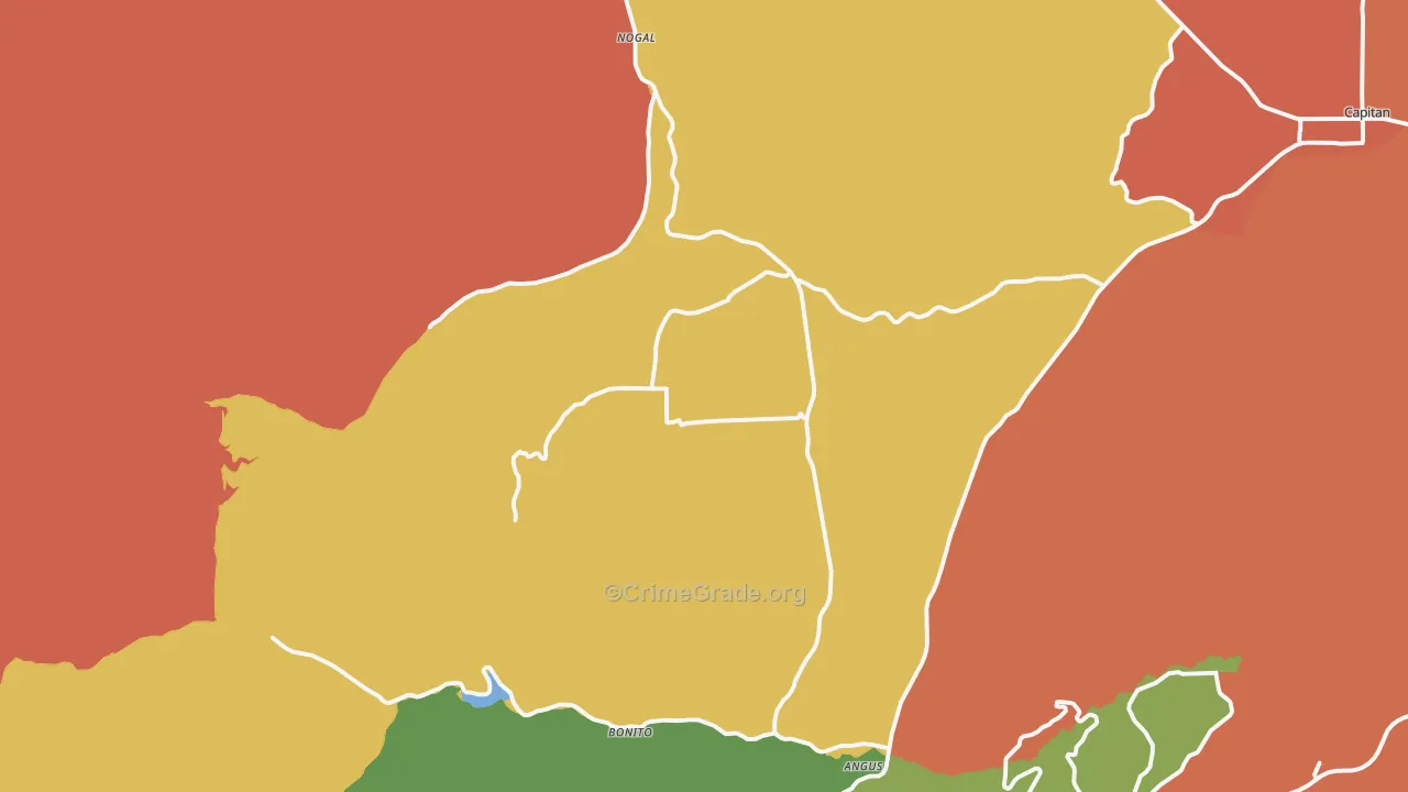 88341, NM Map of Drug-Related Crime Rates
