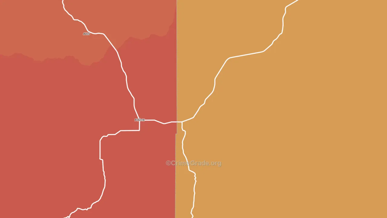 88344, NM Map of Drug-Related Crime Rates
