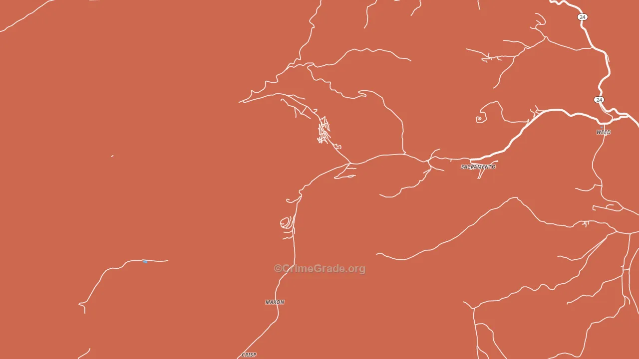 88347, NM Map of Drug-Related Crime Rates