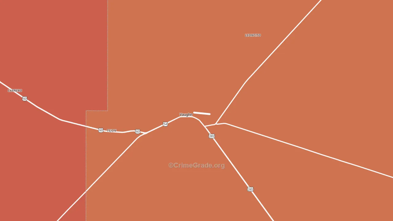 88353, NM Map of Drug-Related Crime Rates