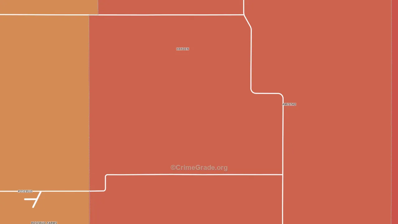 88410, NM Map of Drug-Related Crime Rates