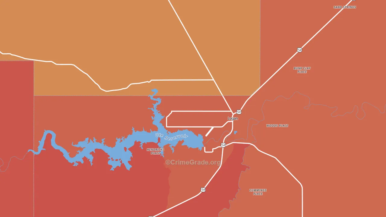 88426, NM Map of Drug-Related Crime Rates