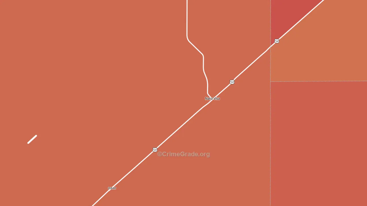 88430, NM Map of Drug-Related Crime Rates