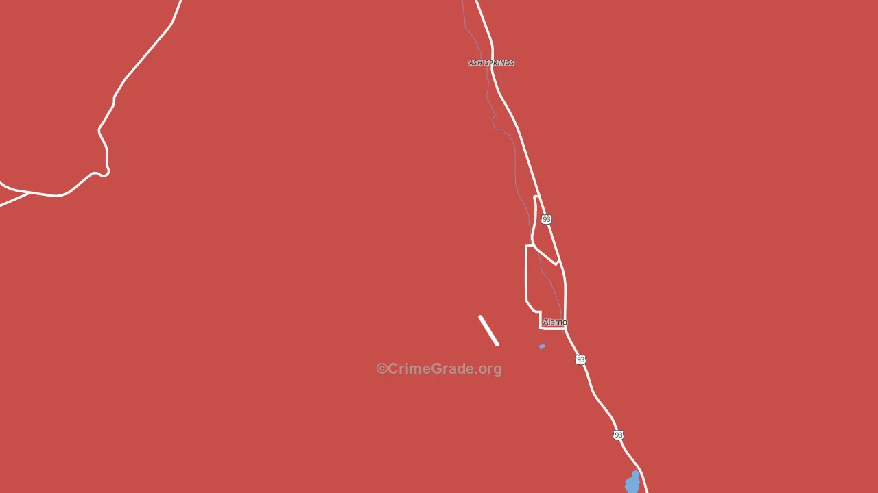 89001, NV Map of Drug-Related Crime Rates