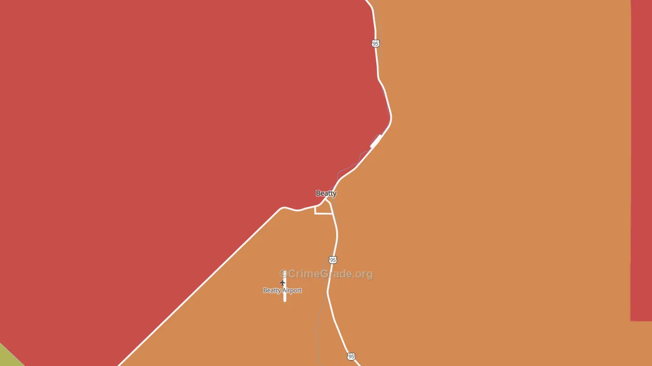 89003, NV Map of Drug-Related Crime Rates
