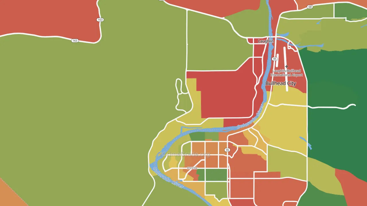 89029, NV Map of Drug-Related Crime Rates