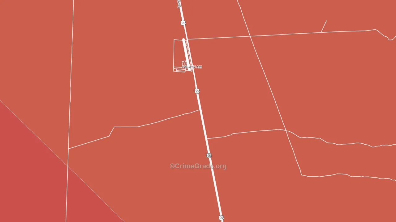 89039, NV Map of Drug-Related Crime Rates