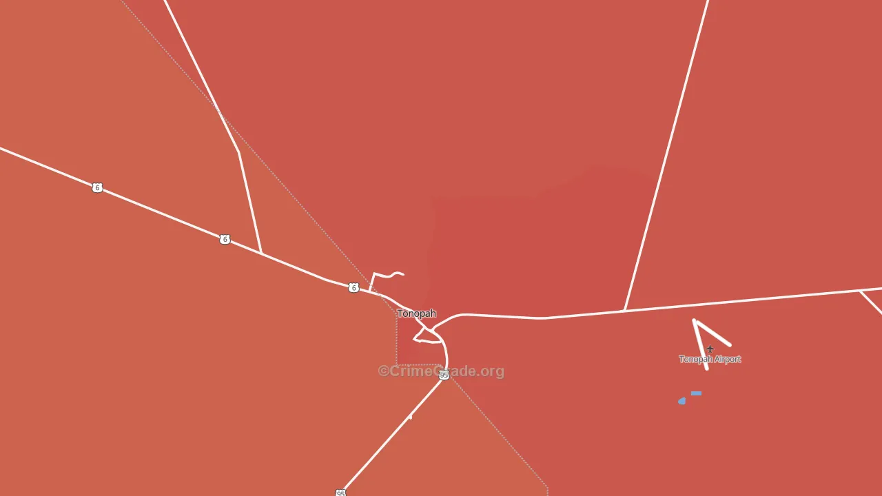 89049, NV Map of Drug-Related Crime Rates