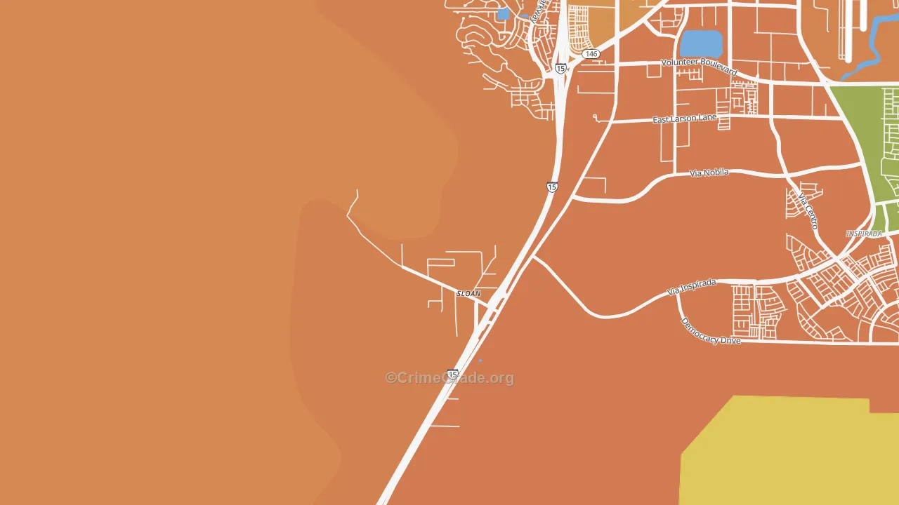 89054, NV Map of Drug-Related Crime Rates