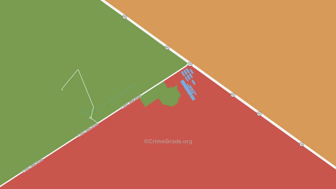 89070, NV Map of Drug-Related Crime Rates