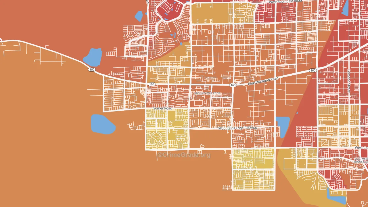 89178, NV Map of Drug-Related Crime Rates